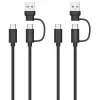 Cavo USB 3.2 Gen 1 (3.1 Gen 1) Speedlink SL-460101-BK, 3 m, USB A/USB C a USB C, nero