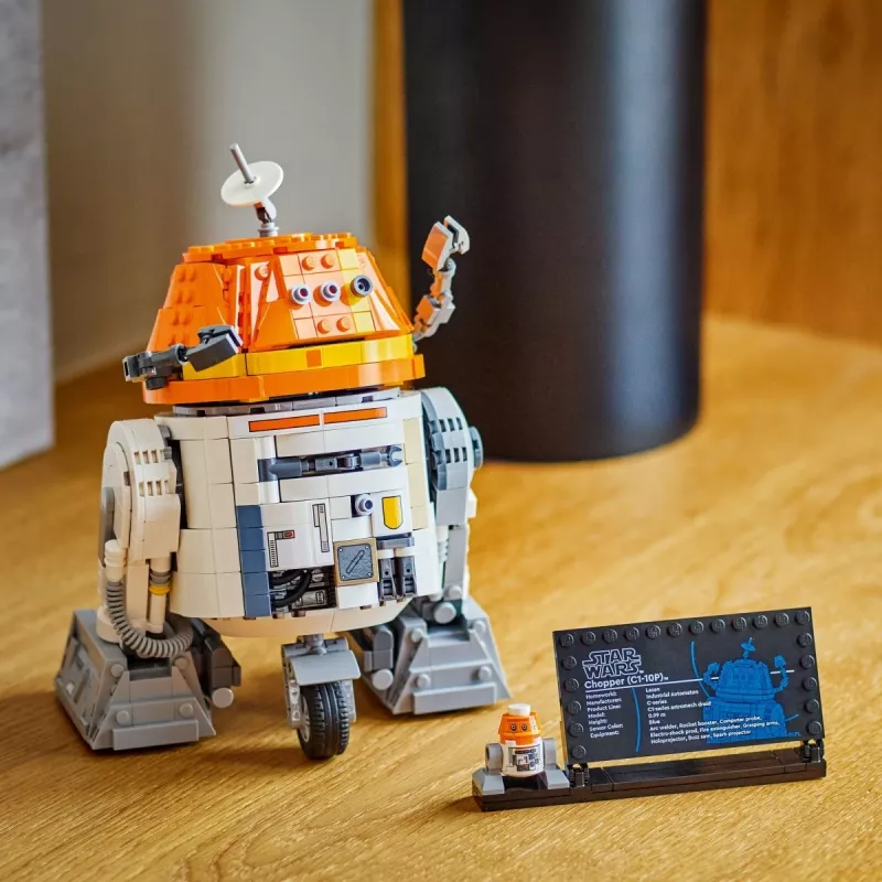 Set da costruzione LEGO Star Wars Chopper C1-10P modello droide astromeccanico 75416, 1039 pezzi, età 10+, altezza 220 mm