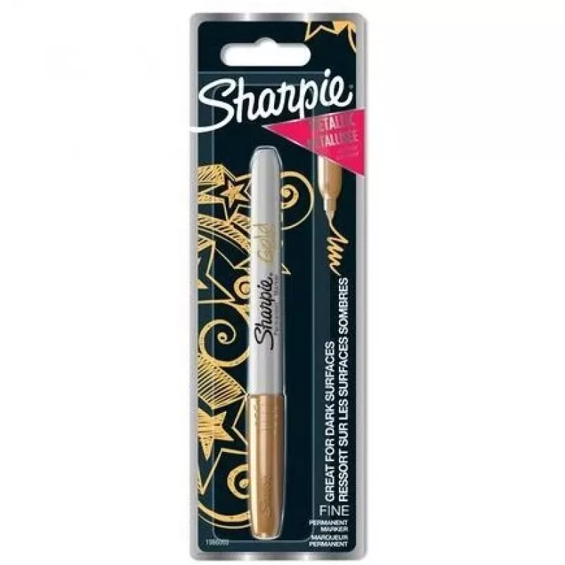 Pennarello permanente Sharpie 1986003 Punta fine Oro