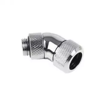 Alphacool Eiszapfen raccordo a vite per HardTube 13mm 45° girevole G1/4 - cromo (17406)