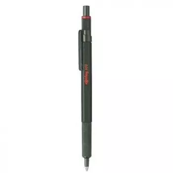 Penna a sfera retrattile con clip Rotring 600 verde