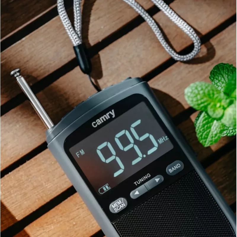 Camry | Mini radio portatile | CR 1905 | Funzione sveglia | Nero