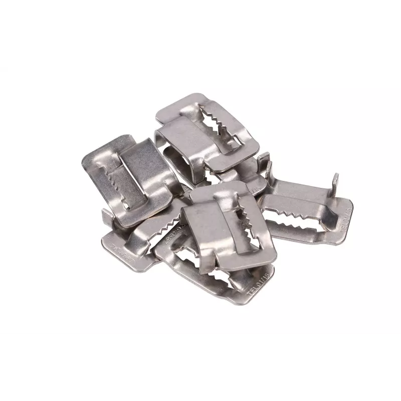 Extralink clip in acciaio per nastro in acciaio da 20mm con denti