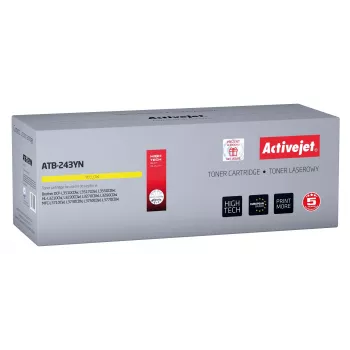 Activejet ATB-243YN Toner (sostitutivo per Brother TN-243Y; Supreme; 1000 pagine; giallo)