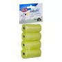Sacchetti per deiezioni Trixie Lemon Scented M — 20 pezzi per rotolo, 4 rotoli (80 sacchetti), plastica gialla