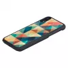 Custodia per smartphone iKins per iPhone XR — Mosaic nero custodia protettiva