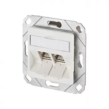 METZ CONNECT 130B12D21102-E - RJ-45 - 6a - -40 - 70 °C - Bianco - Acrilonitrile-butadiene-stirene (ABS) - Zinco - GHMT - CE