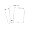 Inserto portanome Durable 1456-02 60x90 mm bianco
