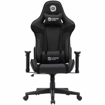 Canyon FCH01 - Crest - sedia gaming con rivestimento in tessuto - grigio