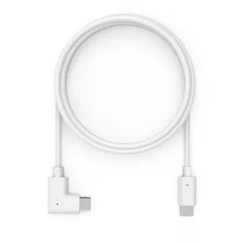 Cavo di ricarica e dati Compulocks USB-C a USB-C 90 gradi 2.0 da 6ft - cavo USB - 24 pin USB-C (M) dritto a 24 pin USB-C (M) ad angolo retto - 1,83 m - bianco - per Compulock