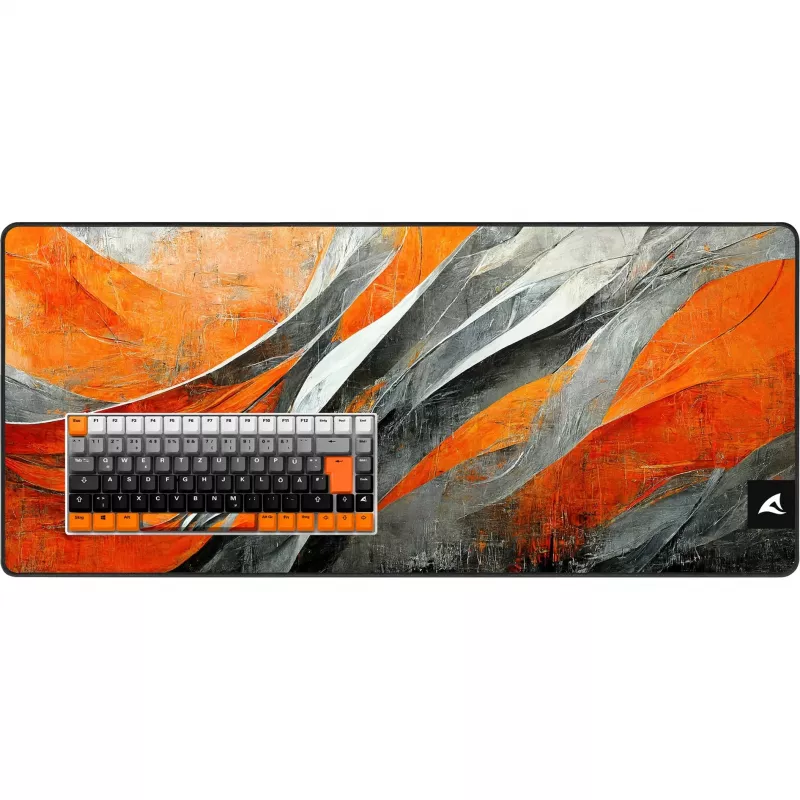 Tastiera da gaming meccanica Sharkoon SKILLER SGK50 S3 Design Bundle D6 — arancione/grigio