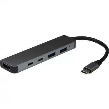 Hub USB Inter-Tech H-469-1 Type-C 5000 Mbit/s HDMI