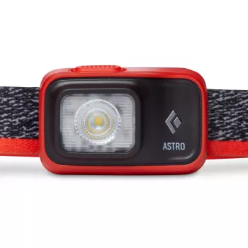 Torcia frontale Astro 300, luce LED arancione