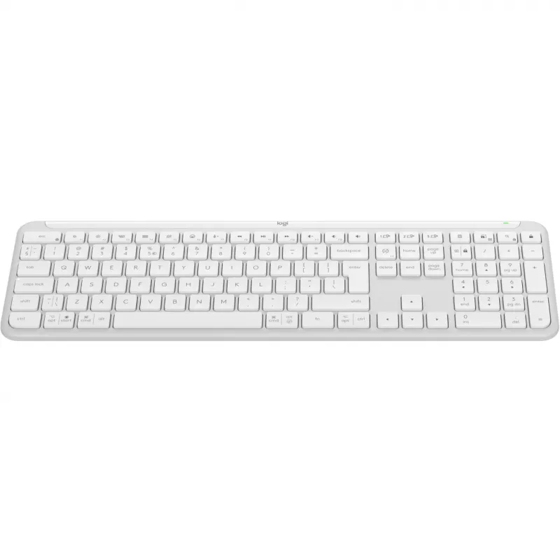Tastiera Logitech K950 Signature sottile da ufficio RF Wireless Bluetooth QWERTY US International bianco