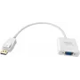 Adattatore cavo video Vision TC-DPVGA 0,22 m VGA DisplayPort bianco