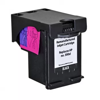 Cartuccia d'inchiostro compatibile Superbulk per HP 300XL CC641, nero, inchiostro a base pigmento, resa standard, 1 pezzo