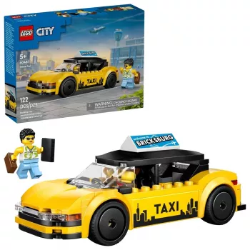 LEGO CITY 60487 Taxi giallo