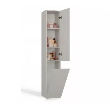 Mobile bagno armadio alto con cesto Top E Shop NEL IV Kaszmir