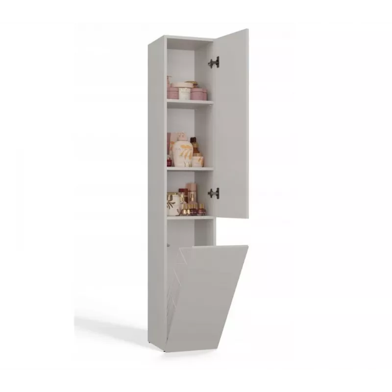 Mobile bagno armadio alto con cesto Top E Shop NEL IV Kaszmir