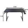 Scrivania per computer Subsonic SA5706 nero dritto PVC 120x60 cm