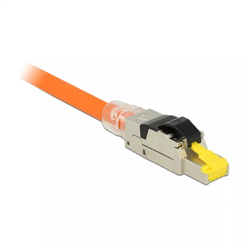Connettore per fili RJ45 DeLOCK 86485 nero argento trasparente giallo