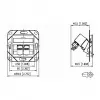 METZ CONNECT 130B12D21102-E - RJ-45 - 6a - -40 - 70 °C - Bianco - Acrilonitrile-butadiene-stirene (ABS) - Zinco - GHMT - CE