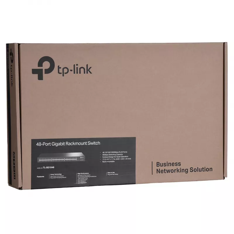 TP-Link TL-SG1048 switch non gestito Gigabit Ethernet (10/100/1000) 1U nero