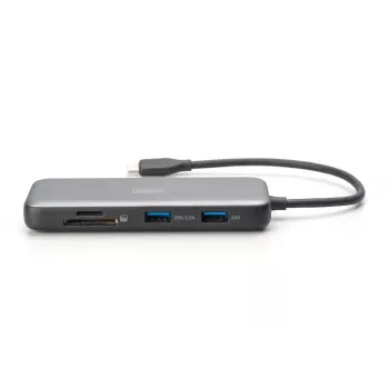 Docking station USB-C Digitus DA-70915 8 funzioni 100W Power Delivery
