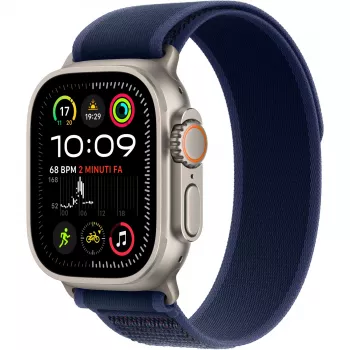 Apple Watch Ultra 2 Cell 49mm titanio naturale cinturino Blue S/M