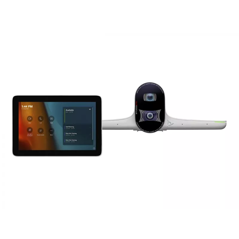 HP Poly Studio Kit per sale grandi per Microsoft Teams con videocamera intelligente Studio E70 e controller GC8, EU (9C946AA)