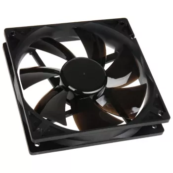 Ventola per case NoiseBlocker BlackSilentPro PL1 120 mm, 900 U/min, 11 dB, 68 m³/h, 4,5 V, nero