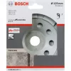 Disco diamantato a tazza Bosch 2608601573 125 mm di diametro, foro 22,23 mm per calcestruzzo