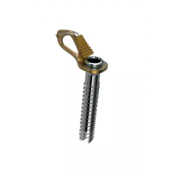 aero lite ice screw 13cm-Giallo BLUE ICE