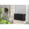 Box da esterno Keter 249722 270 L, resistente alle intemperie, grafite, rettangolare 1180×440×580 mm