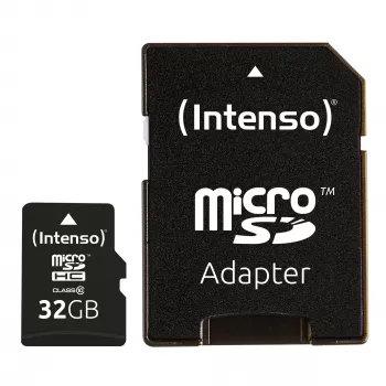 MEMORIA MICRO SDHC 32 GB C10/MIT ADATTATORE 3413480 INTENSO