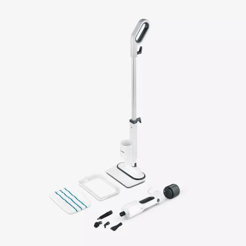Pulitore a vapore portatile Severin SC 7142 0,4 L 1500 W antracite bianco