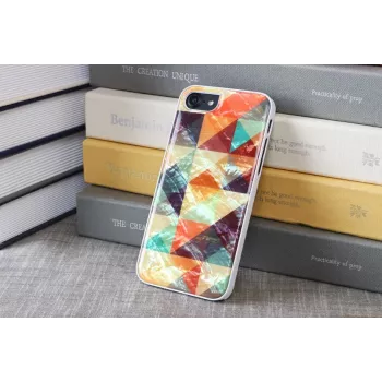Custodia iKins per Apple iPhone 8/7 — mosaico bianco
