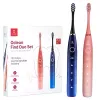 Spazzolino sonico Oclean Flow Find Duo Set adulti blu rosa OCLEAN