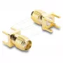 Cambia-sesso per cavo DELOCK 67411 connettore maschio SMA dorato – adattatore SMA su SMA