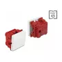 Interruttore a pressione DELOCK Easy 45 1P Bianco, 250 V AC, 10 A, 45×45×37 mm