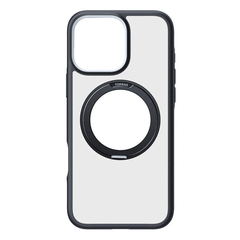 Custodia protettiva Torras Ostand R Fusion per iPhone 16 Pro – nero