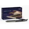 Piastra per capelli BABYLISS ST484E — piastre in ceramica, tecnologia Warm, 230 V, cavo 3,3 m, nero/oro