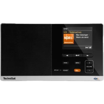 Radio DAB TECHNISAT Digitradio 215 NDR 1 Dabbi Edition – radio digitale portatile, nero/argento