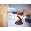 Trapano avvitatore a percussione a batteria BLACK+DECKER BCKSB04