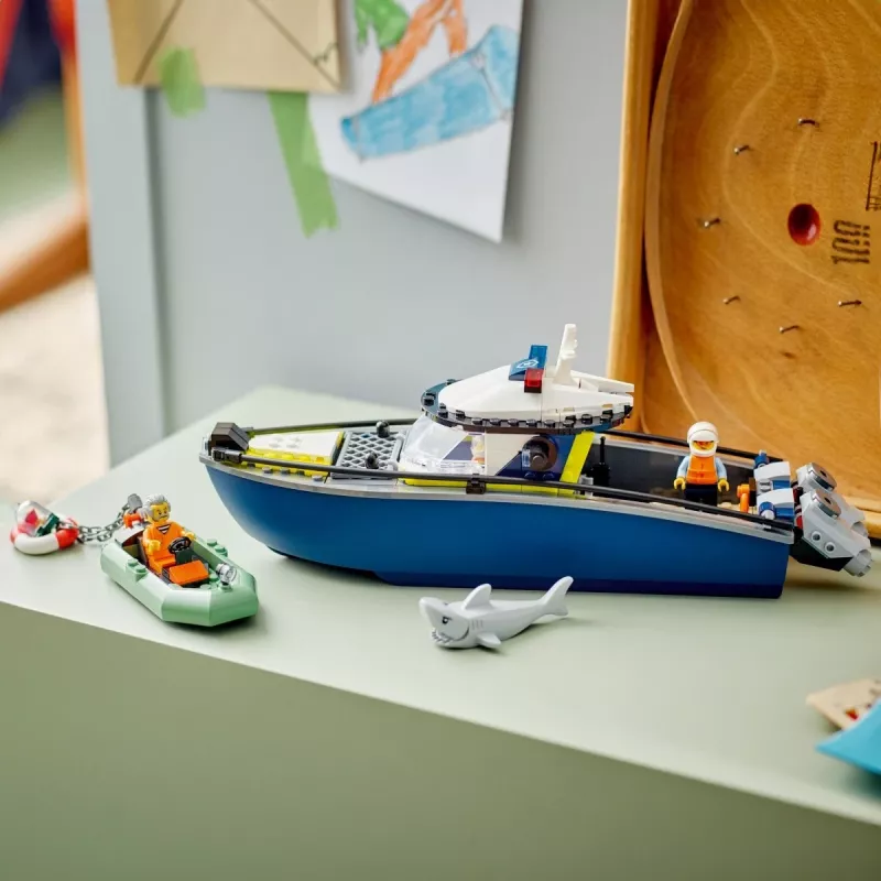 LEGO CITY 60456 Inseguimento con motoscafo della polizia