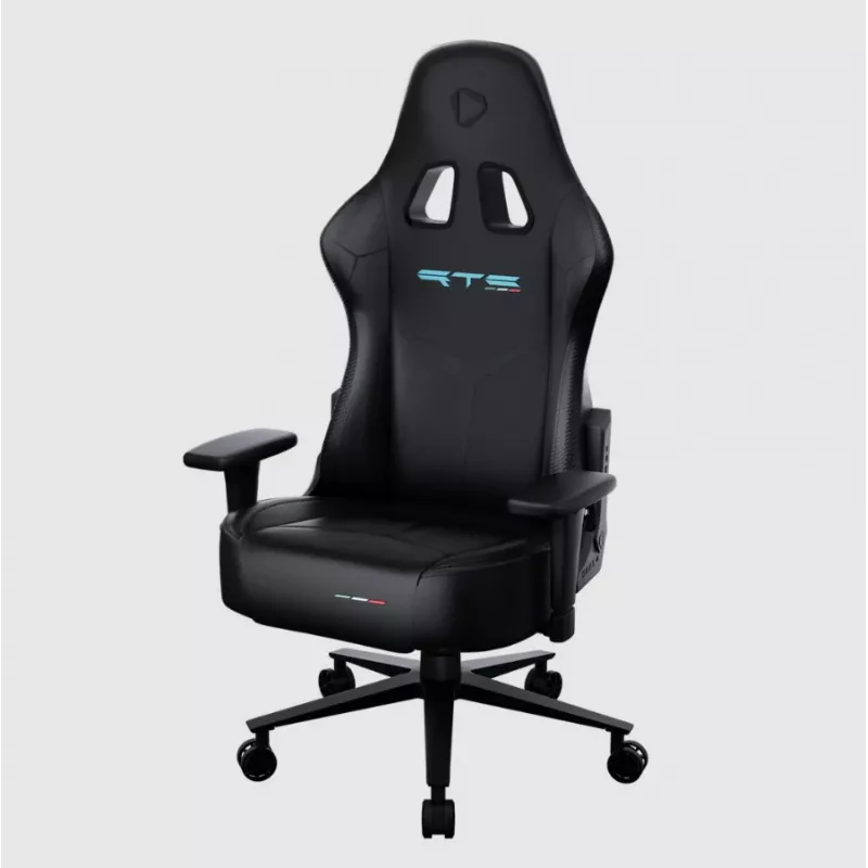 Sedia da gaming Onex RTC Embrace Hardcore nero — design ergonomico, regolabile in altezza e reclinabile
