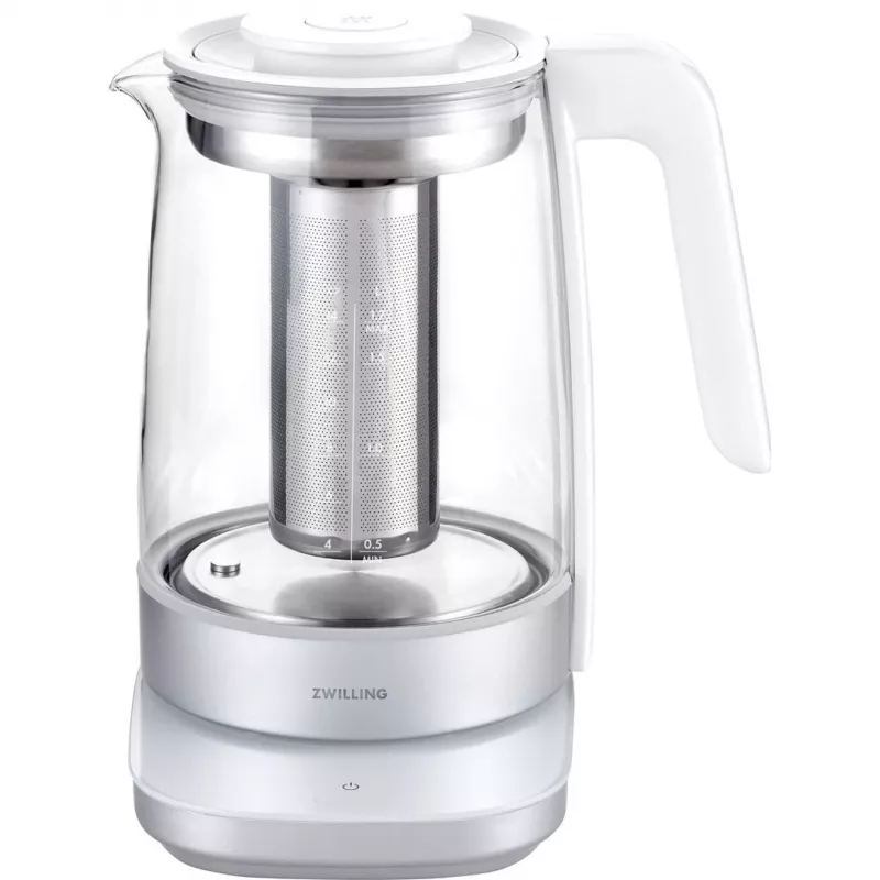 Bollitore elettrico ZWILLING 1,7 l 1850 W, corpo in vetro, bianco