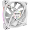 Ventola per case Montech AX120 120mm PWM ARGB, confezione da 3, bianco