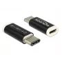 Delock - Adattatore USB - 24 pin USB-C (M) a Micro-USB Type-B (F) - USB 3.1 - nero (65678)