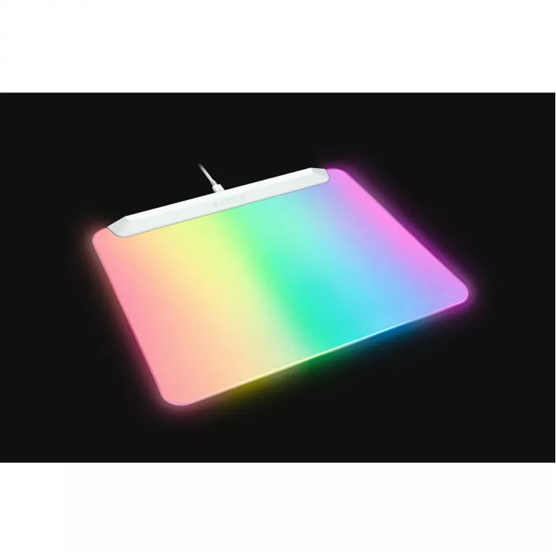 Razer Firefly V2 Pro - Tappetino per mouse - RGB completamente illuminato, gaming - bianco (RZ02-04920200-R3M1)